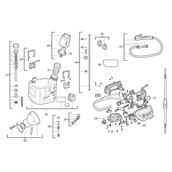 Milwaukee M12 BHCS3L Assembly