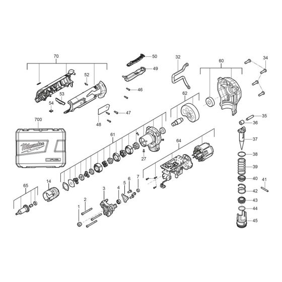 Milwaukee M12FPXP Assembly