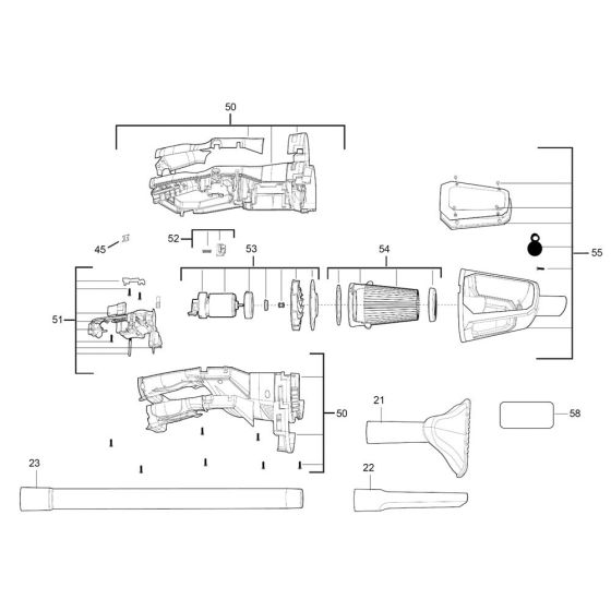 Milwaukee M12HV Dust Extractor