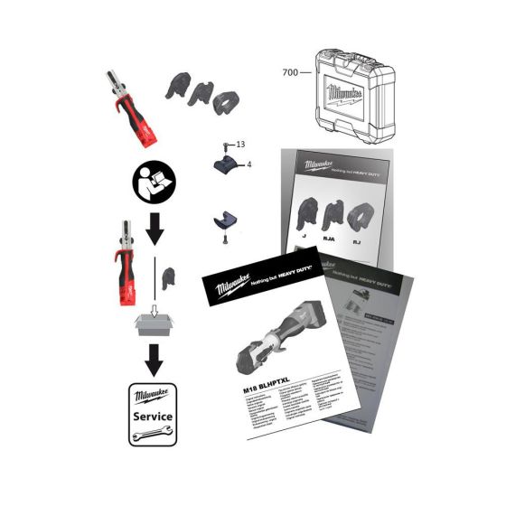 Milwaukee M18BLHPTXL Assembly