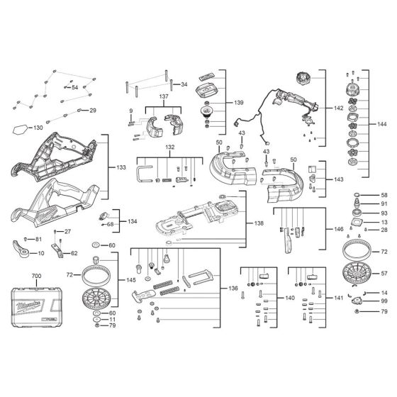 Milwaukee M18FBS85 Assembly