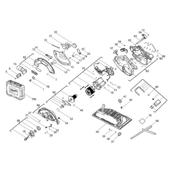 Milwaukee M18FCS66 Assembly