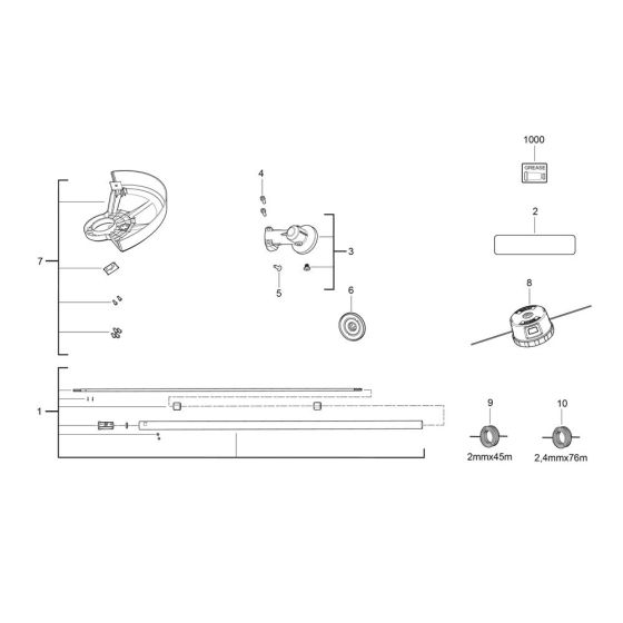 Milwaukee M18FOPH-LTA Assembly