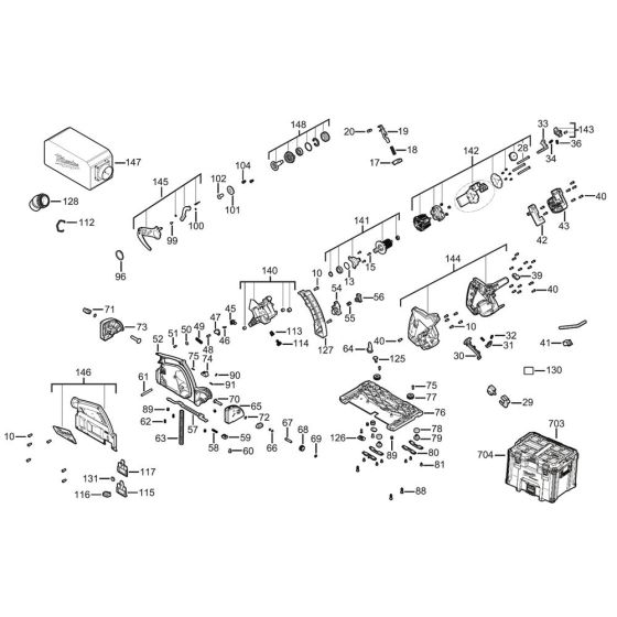 Milwaukee M18FPS55 Assembly