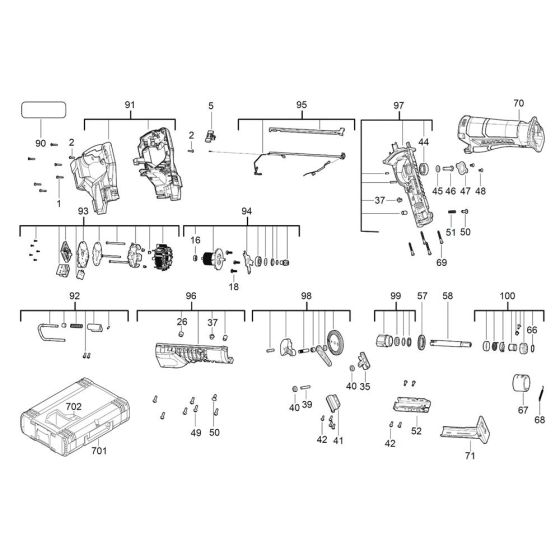 Milwaukee M18FSZ Assembly