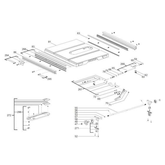 Complete Assembly for M18FTS210