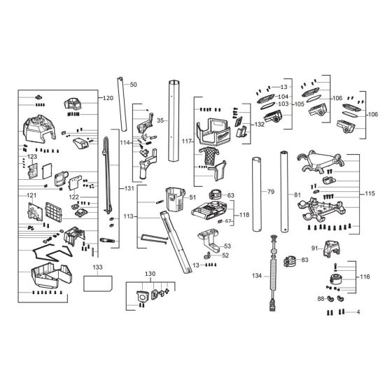Milwaukee M18HOSALC Assembly