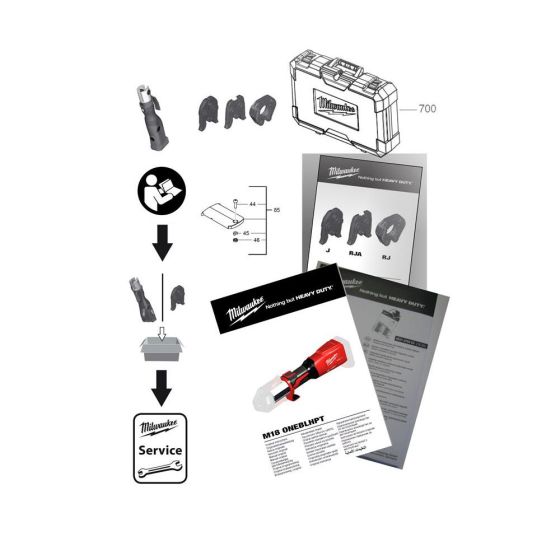 Milwaukee M18ONEBLHPT Assembly