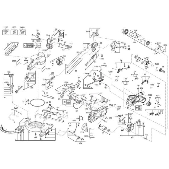 Milwaukee M18SMS216 Assembly