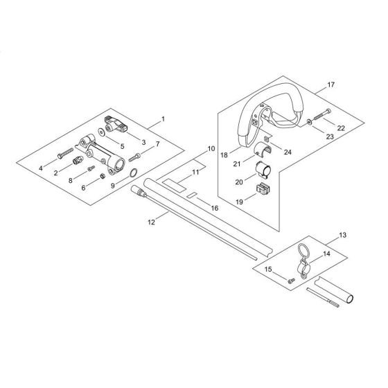 Main Pipe & Handle for M262S