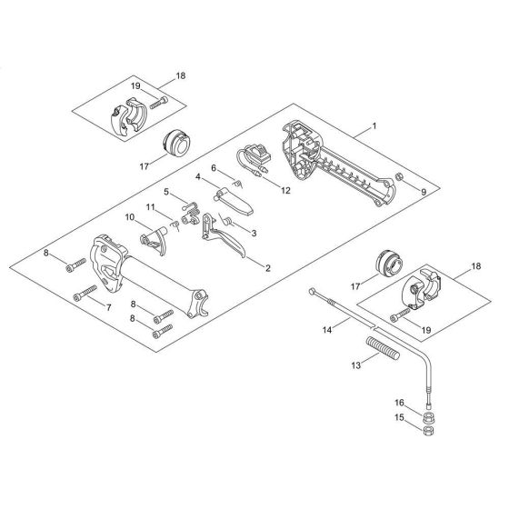 Throttle for Shindaiwa M262S