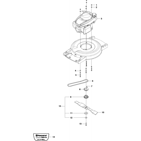 Engine Assembly for Husqvarna M53