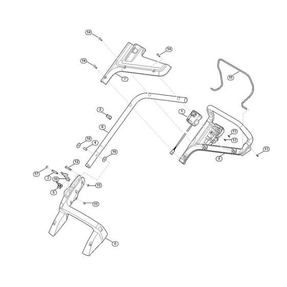 Handle Assembly for Stihl/Viking