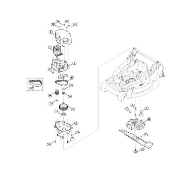 Engine & Blade Assembly