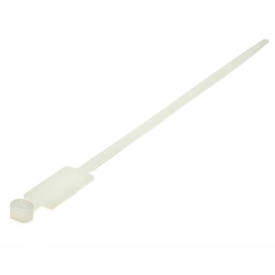 Marker Cable Ties L200 x 4.8mm in Nylon 6,6 T/Strength 8Kg Natural Pack 100