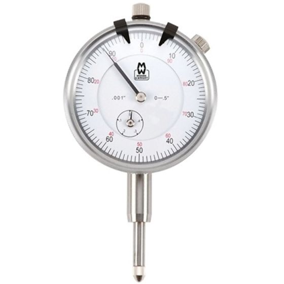 MW401-01 58mm Dial Indicator 0-5in/0.01in by Moore & Wright - MW401-01
