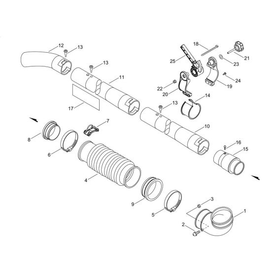 Pipe for ECHO MB-580