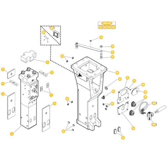 Epiroc MB 1200 Breaker Assembly
