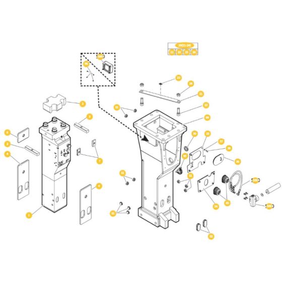 Epiroc MB 1500 Breaker Assembly