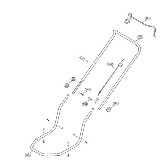 Handle-1 for Viking MB 2.2 R