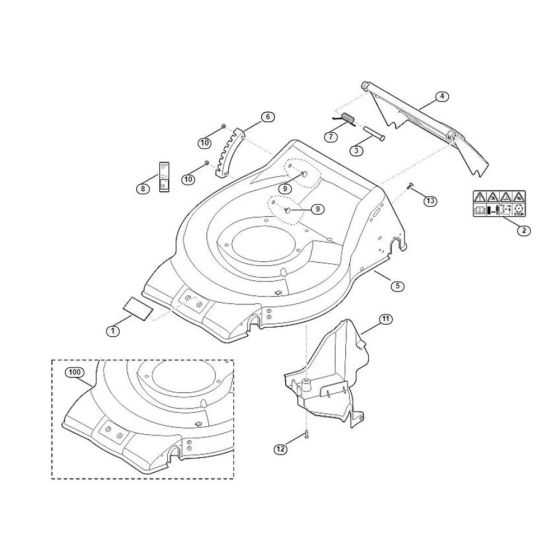 Housing for Viking MB 248.1 T
