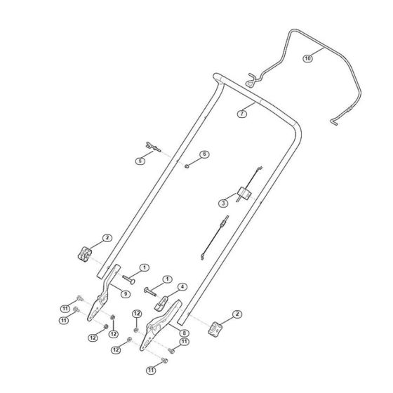 Handle for Viking MB 248.4