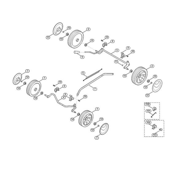 Chassis for Viking MB 248.4