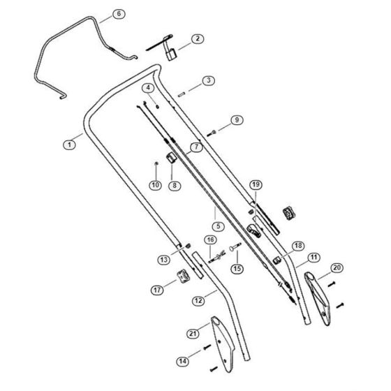 Handle for Viking MB 415