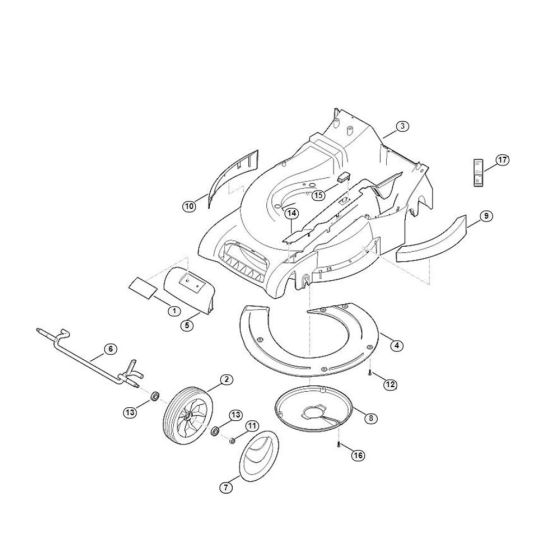 Front Axle Housing for Viking