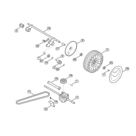 Shaft & Gear Box for Viking Mowers