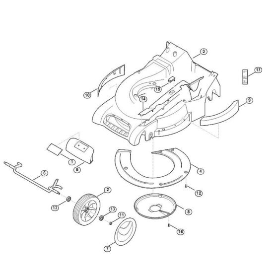 Front Axle Housing for Viking