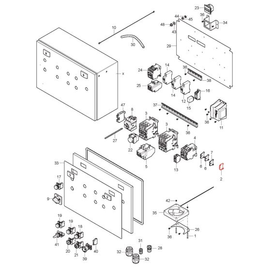 Electric Box Assembly for Nilfisk