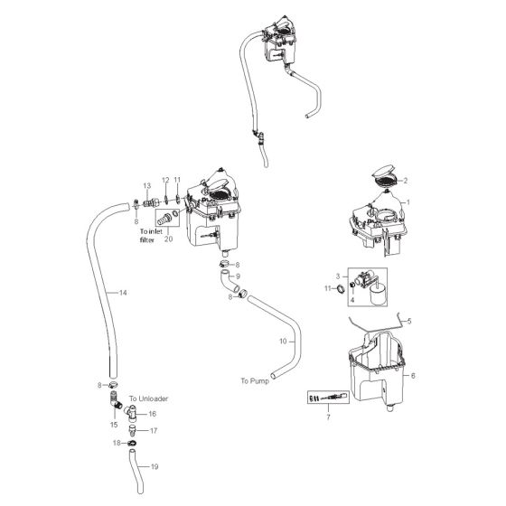 Water Break Tank Assembly