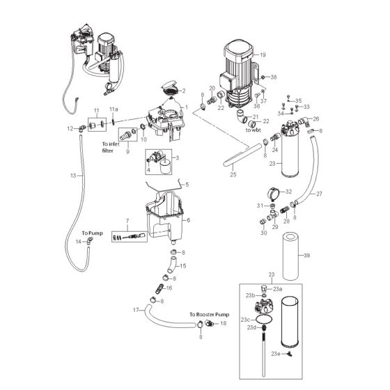 Water Break Tank & Booster Pump