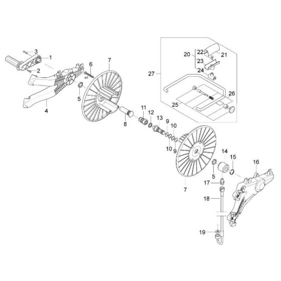 Hose Reel for Nilfisk