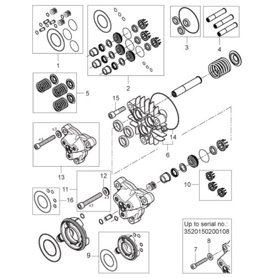 Cylinder Block for Nilfisk Washer
