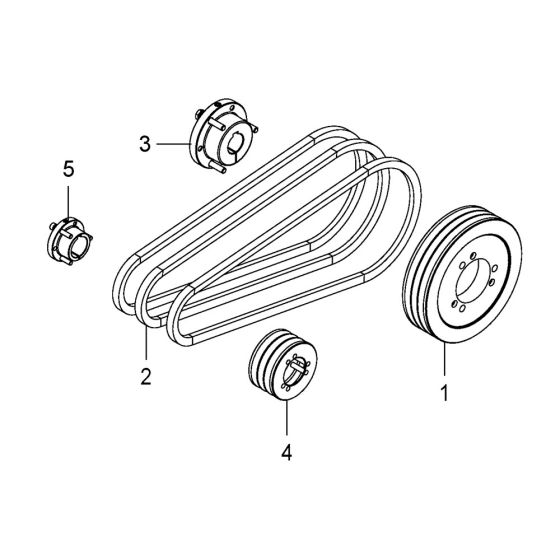 Pulley Assembly for Nilfisk
