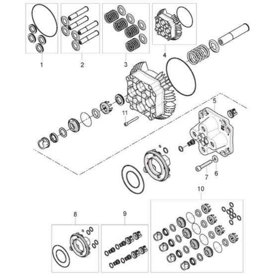 Cylinder Block for Nilfisk