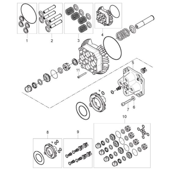 Cylinder Block for Nilfisk