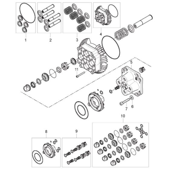 Cylinder Block for Nilfisk MC 6P