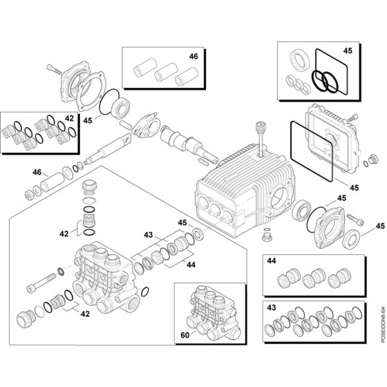 Pump Kits for Nilfisk MC 8P-160/2500