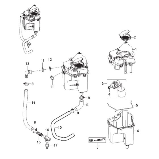 Water Break Tank Assembly