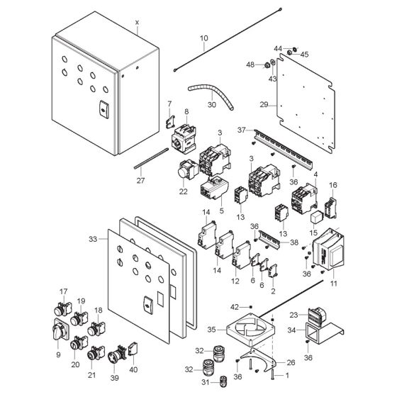 Electric Box Assembly for Nilfisk