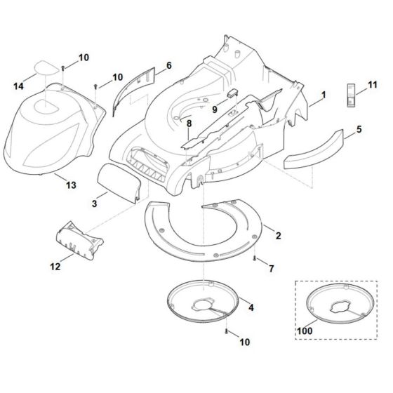 Housing Assembly for Viking ME 545