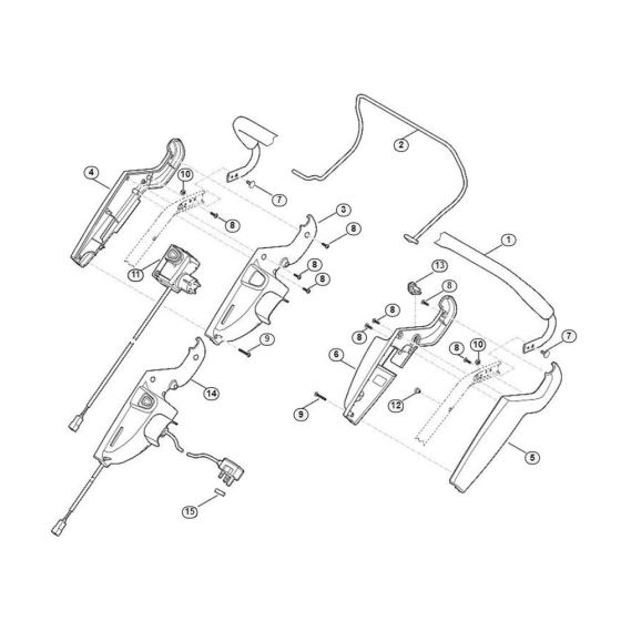 Handle Upper Part for Viking ME 545.0