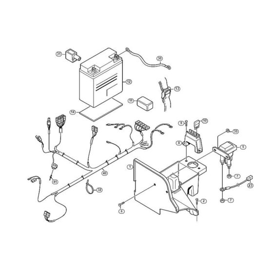 Electric Equipment for MF 890 PRO