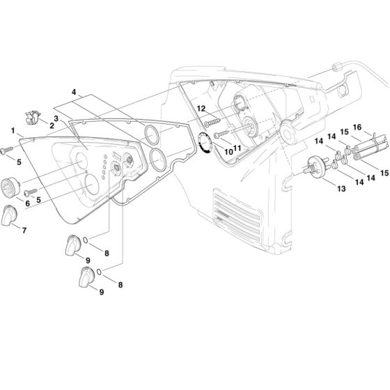 Cover Electric Box for Nilfisk