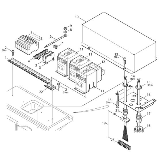 Contactor Box for Nilfisk
