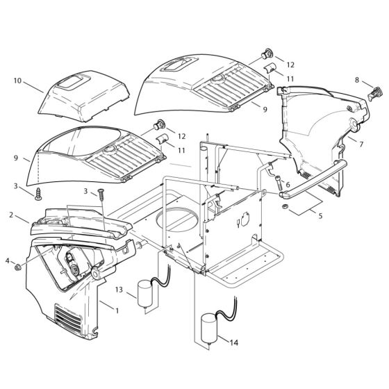 Cabinet for Nilfisk Pressure Washer