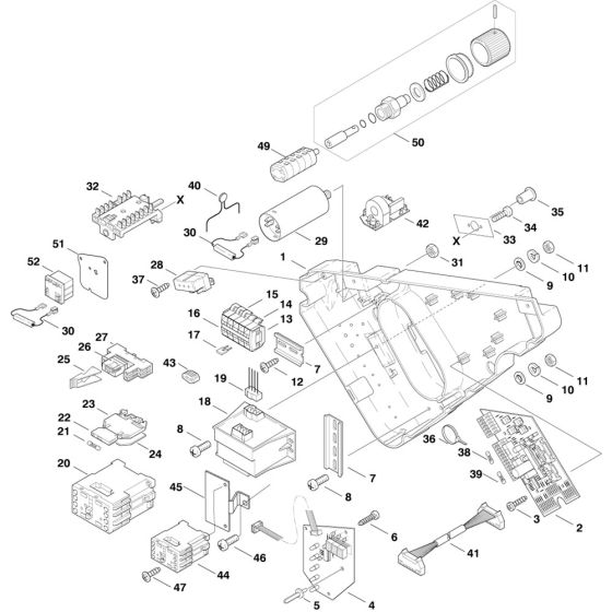 Electric Box Assembly for Nilfisk